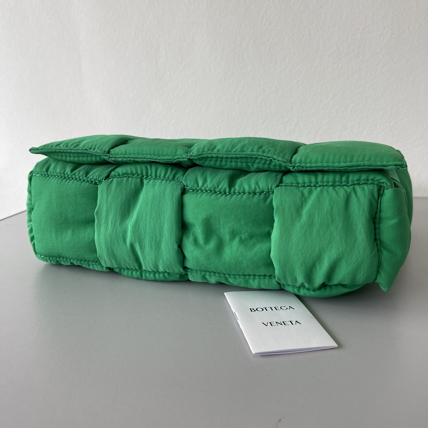 Bottega Veneta Padded Tech Cassette Padded Intreccio Nylon Cross-Body Bag(30-15-7.5cm) - DopestKickz