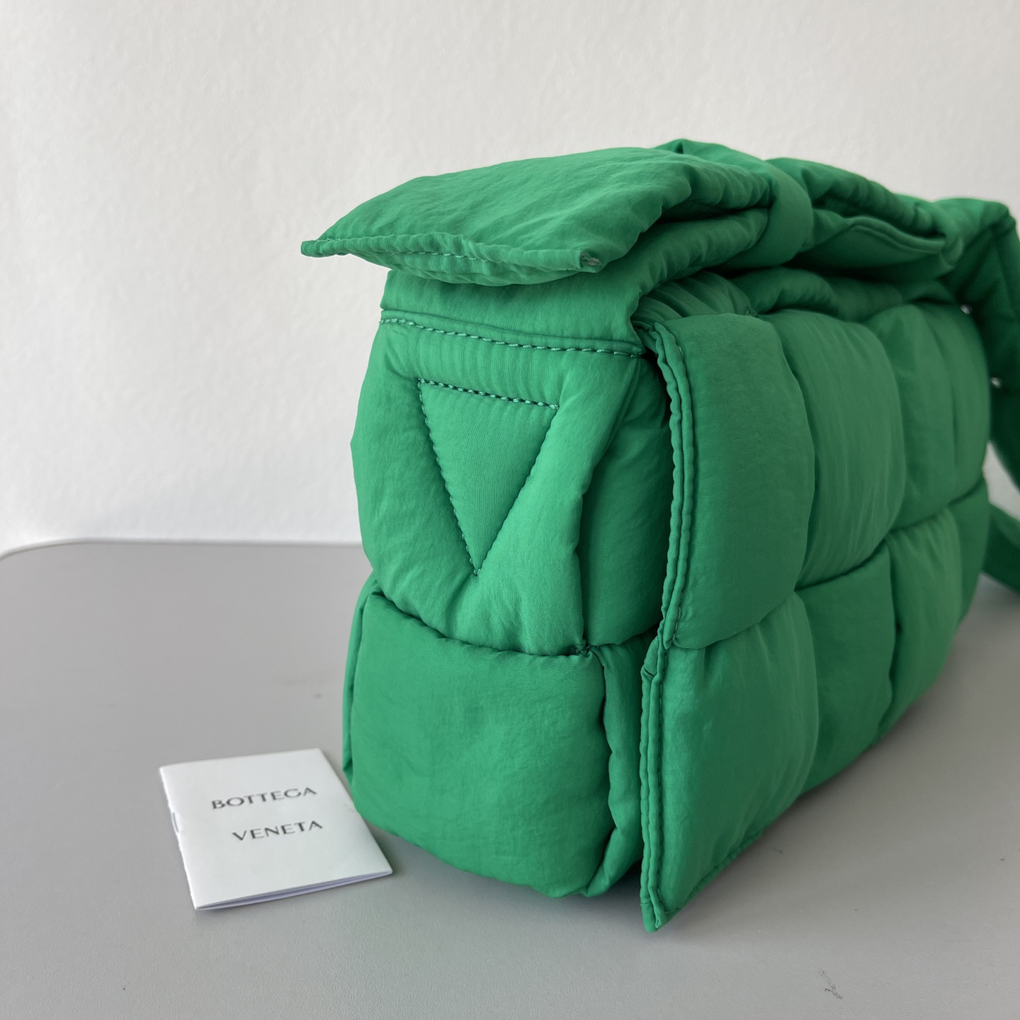 Bottega Veneta Padded Tech Cassette Padded Intreccio Nylon Cross-Body Bag(30-15-7.5cm) - DopestKickz