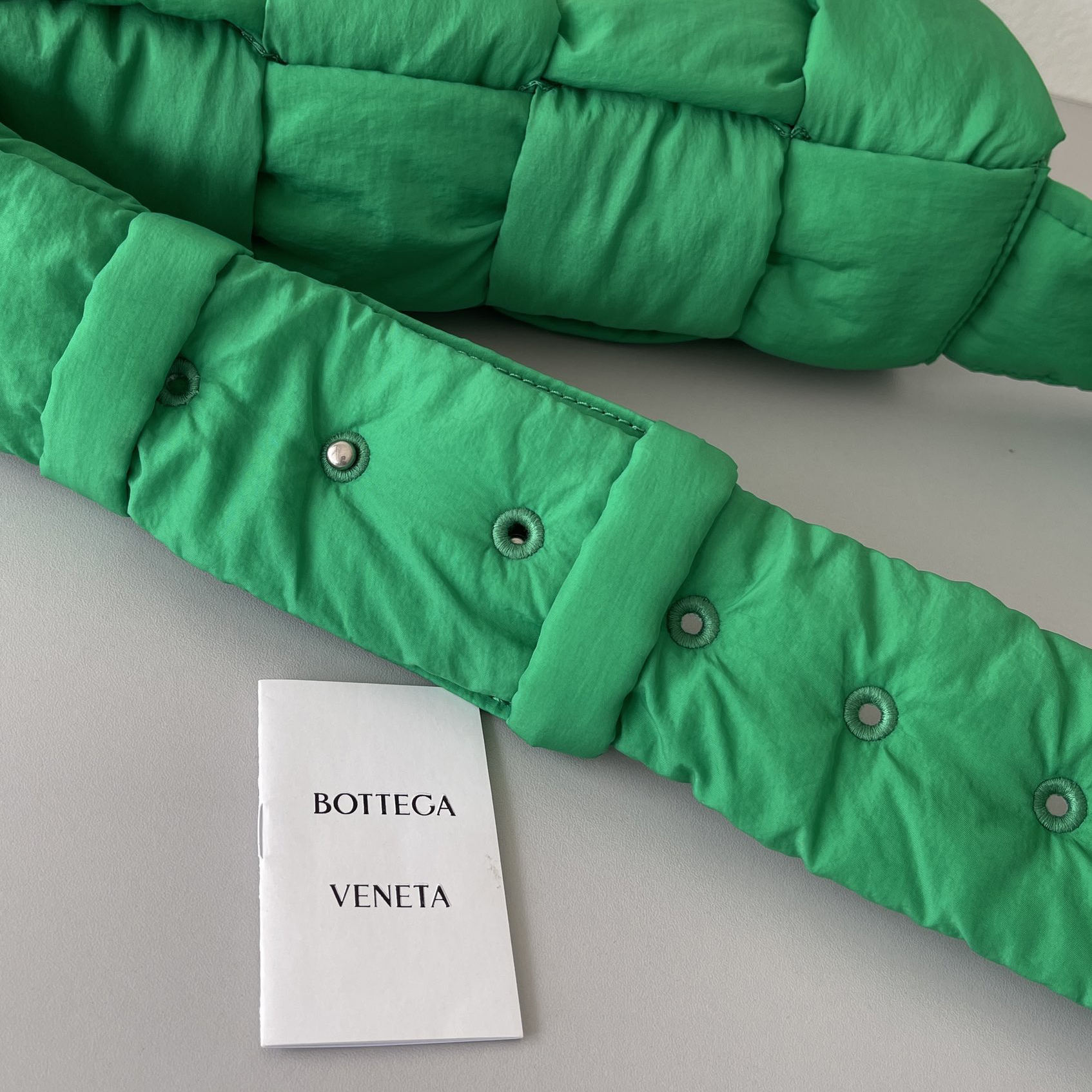 Bottega Veneta Padded Tech Cassette Padded Intreccio Nylon Cross-Body Bag(30-15-7.5cm) - DopestKickz