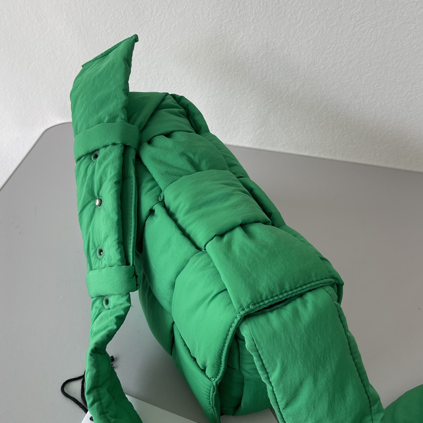 Bottega Veneta Padded Tech Cassette Padded Intreccio Nylon Cross-Body Bag(30-15-7.5cm) - DopestKickz