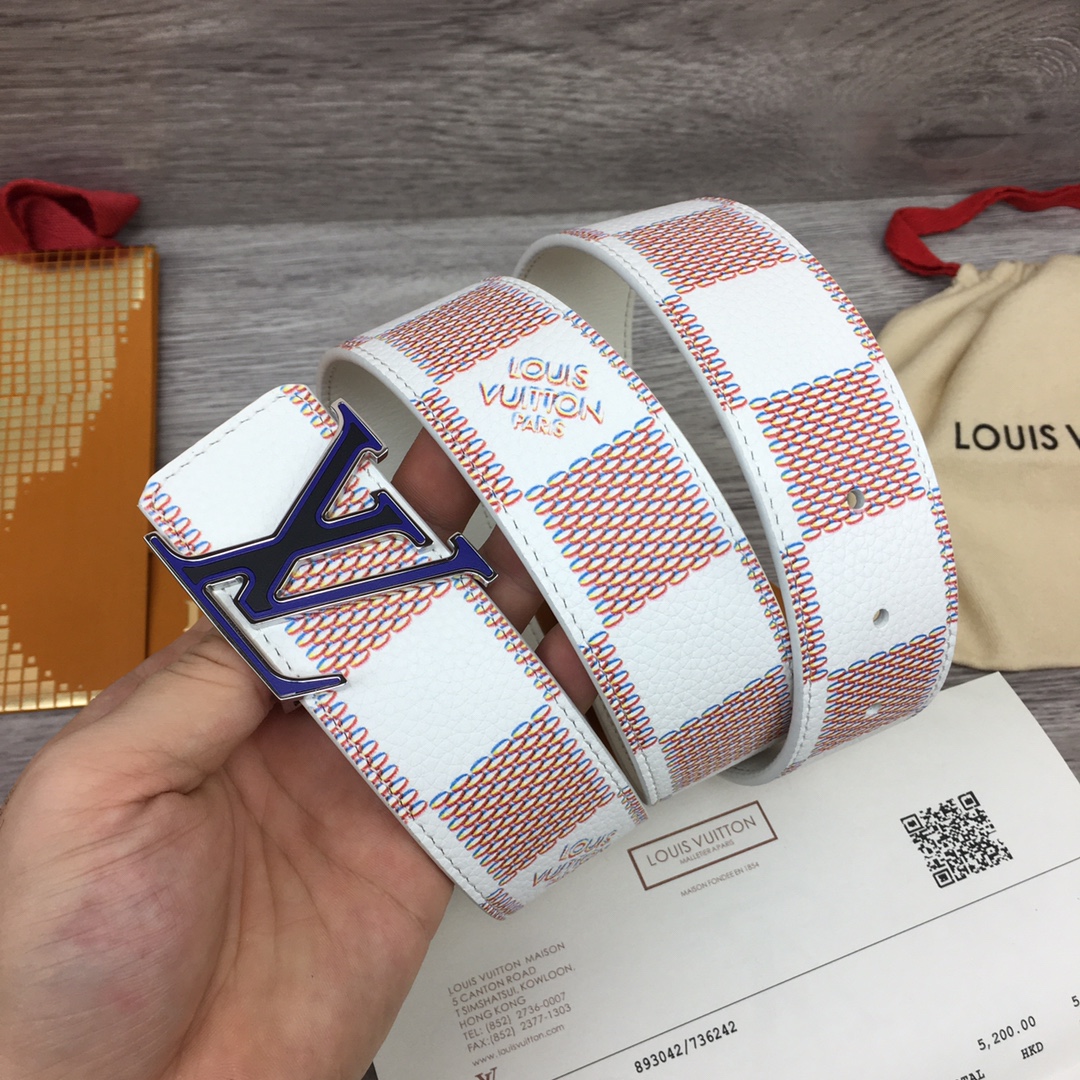Louis Vuitton LV Optic 40MM Reversible Belt   M0556S - DopestKickz