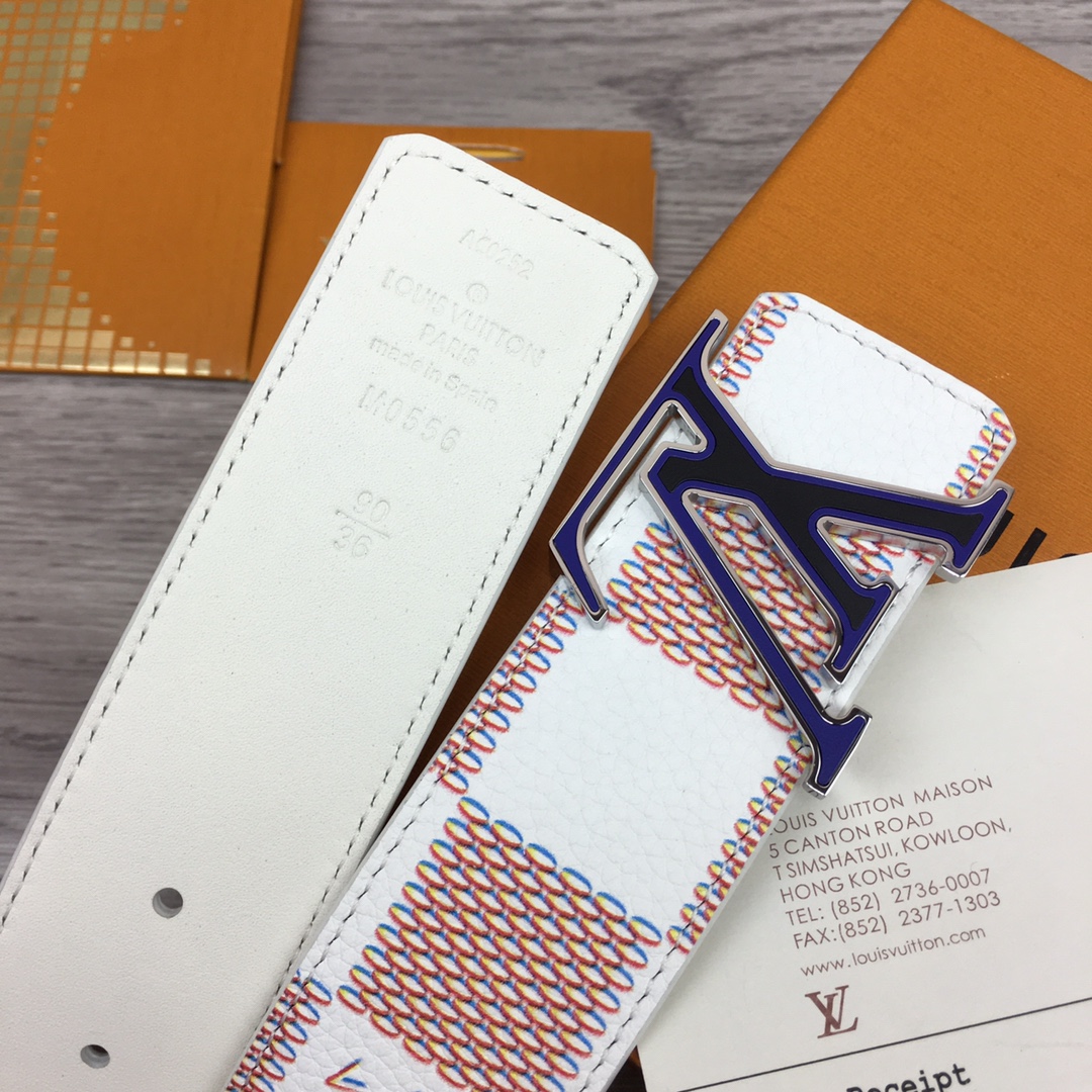 Louis Vuitton LV Optic 40MM Reversible Belt   M0556S - DopestKickz