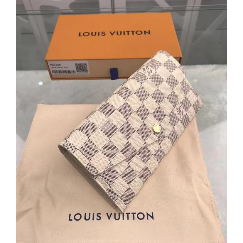 Louis Vuitton Sarah Wallet(19-10.5-2.5cm)     N63208 - DopestKickz