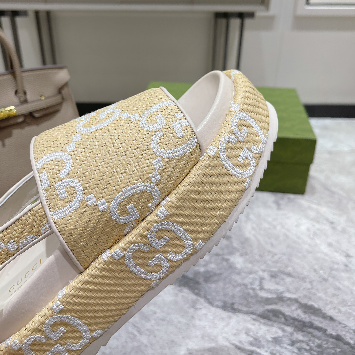 Gucci GG Platform Sandal - DopestKickz