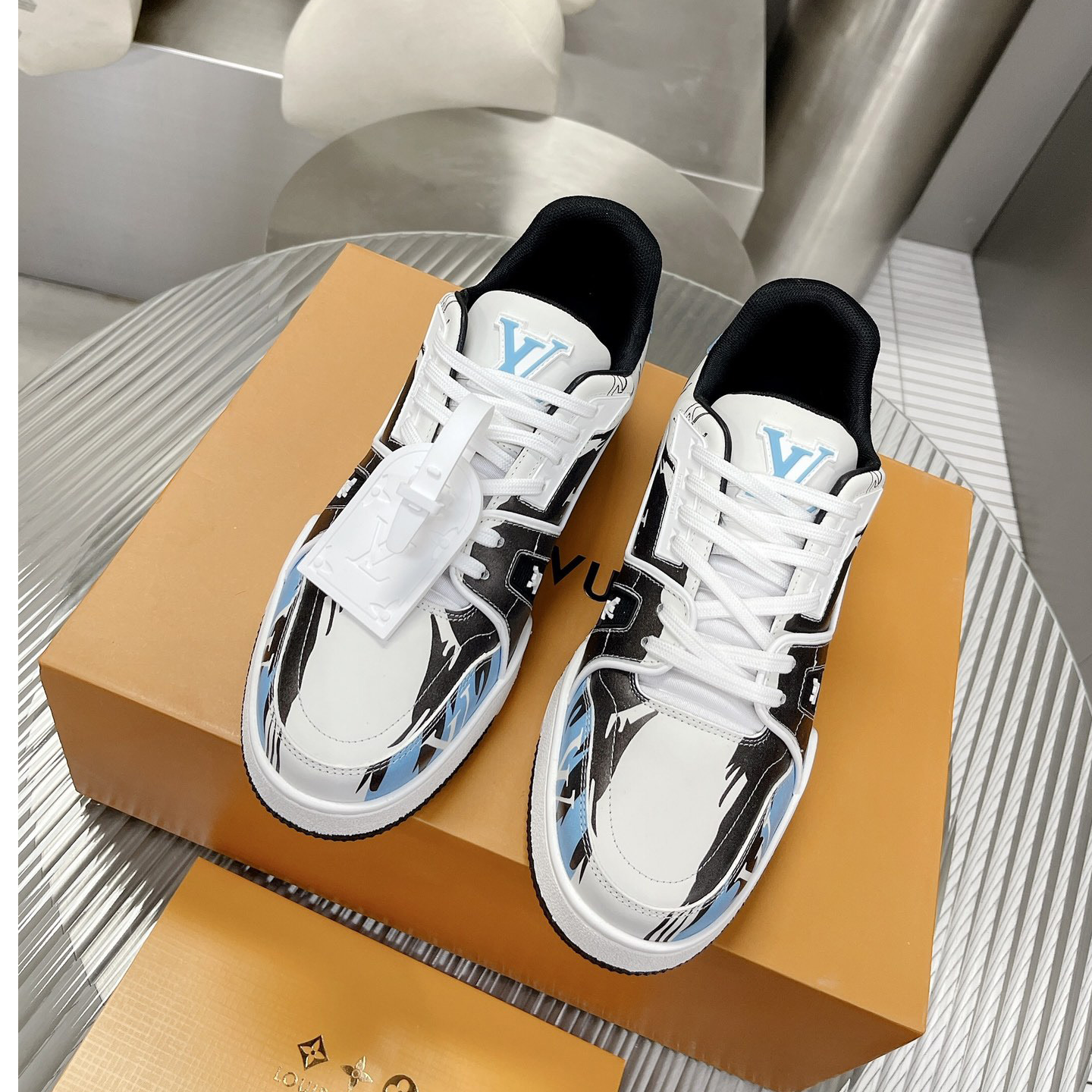 Louis Vuitton LV  Trainer Sneaker     1AA375 - DopestKickz