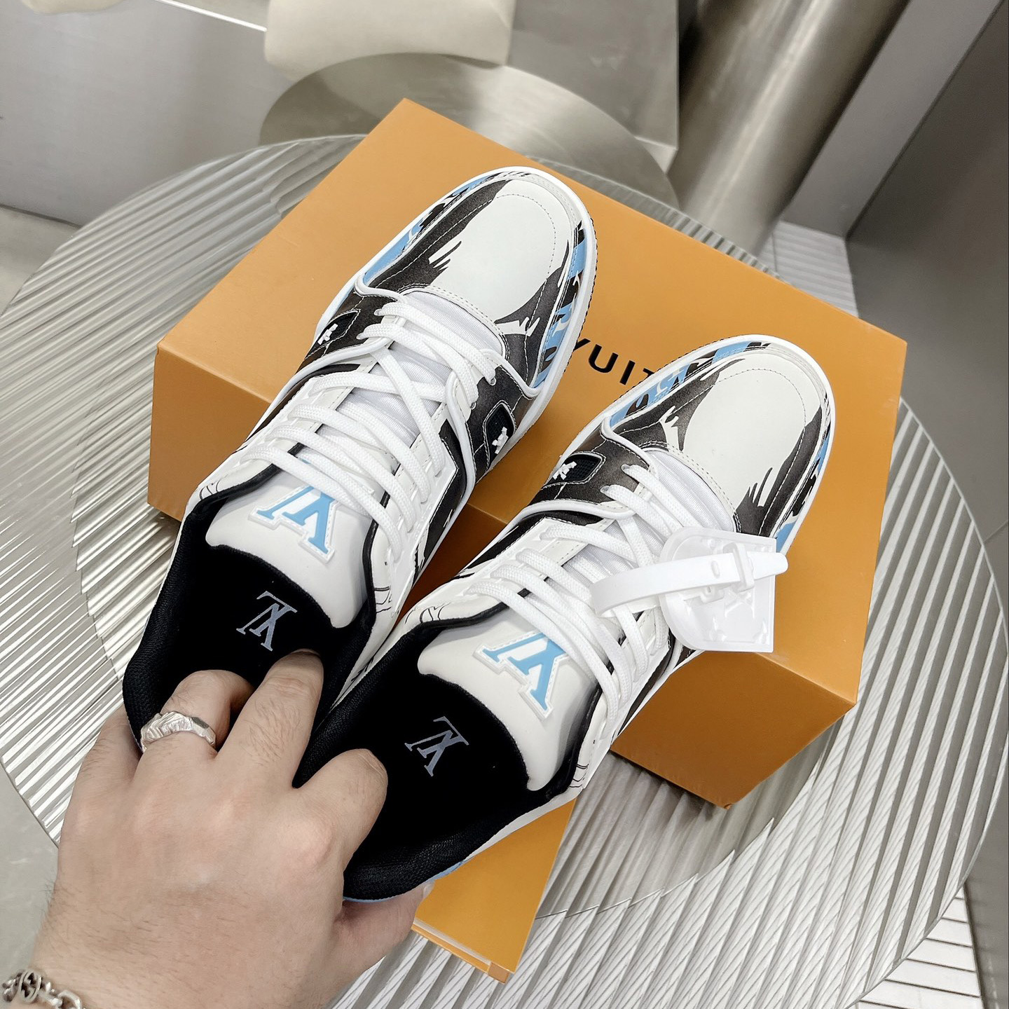 Louis Vuitton LV  Trainer Sneaker     1AA375 - DopestKickz