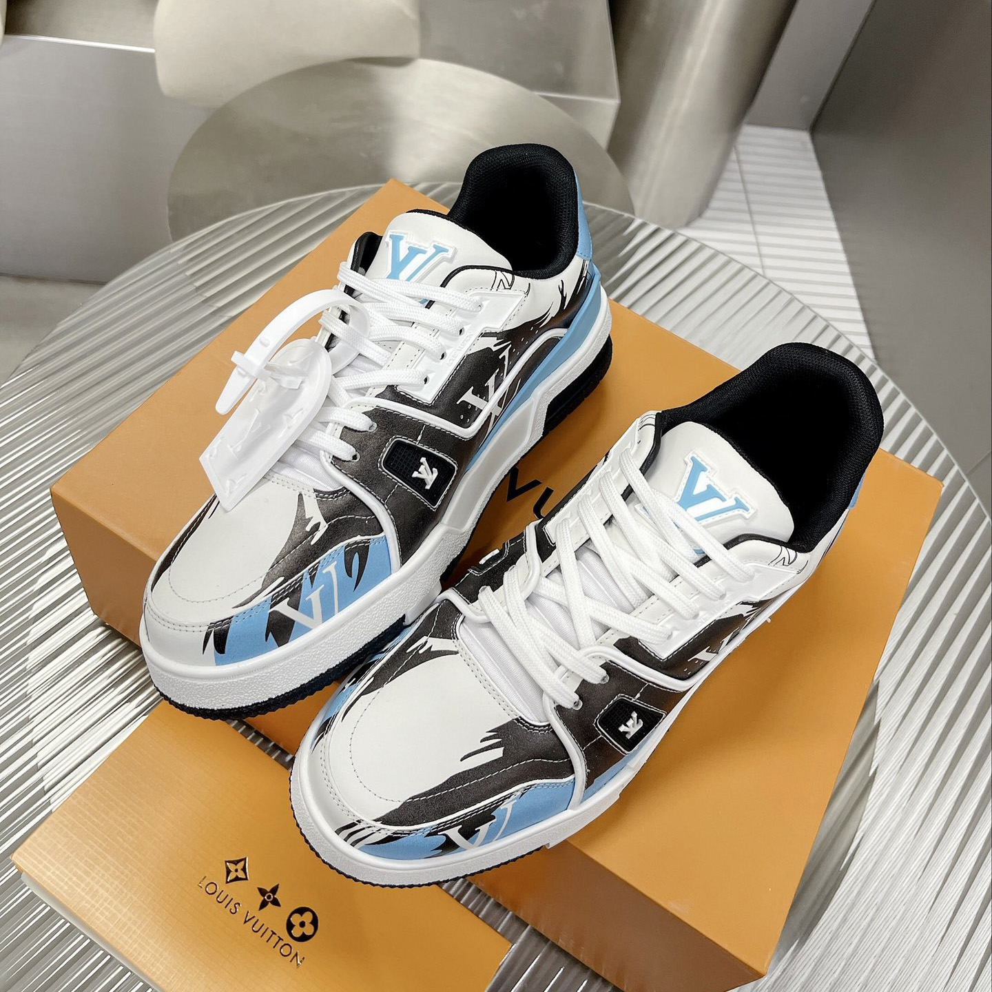 Louis Vuitton LV  Trainer Sneaker     1AA375 - DopestKickz