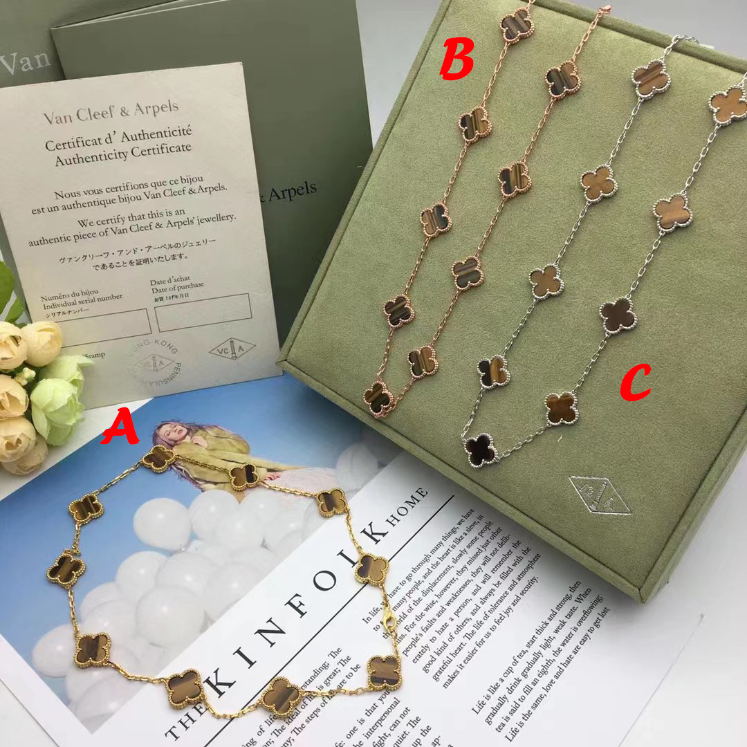 Van Cleef & Arpels Vintage Alhambra Necklace 10 Motifs - DopestKickz