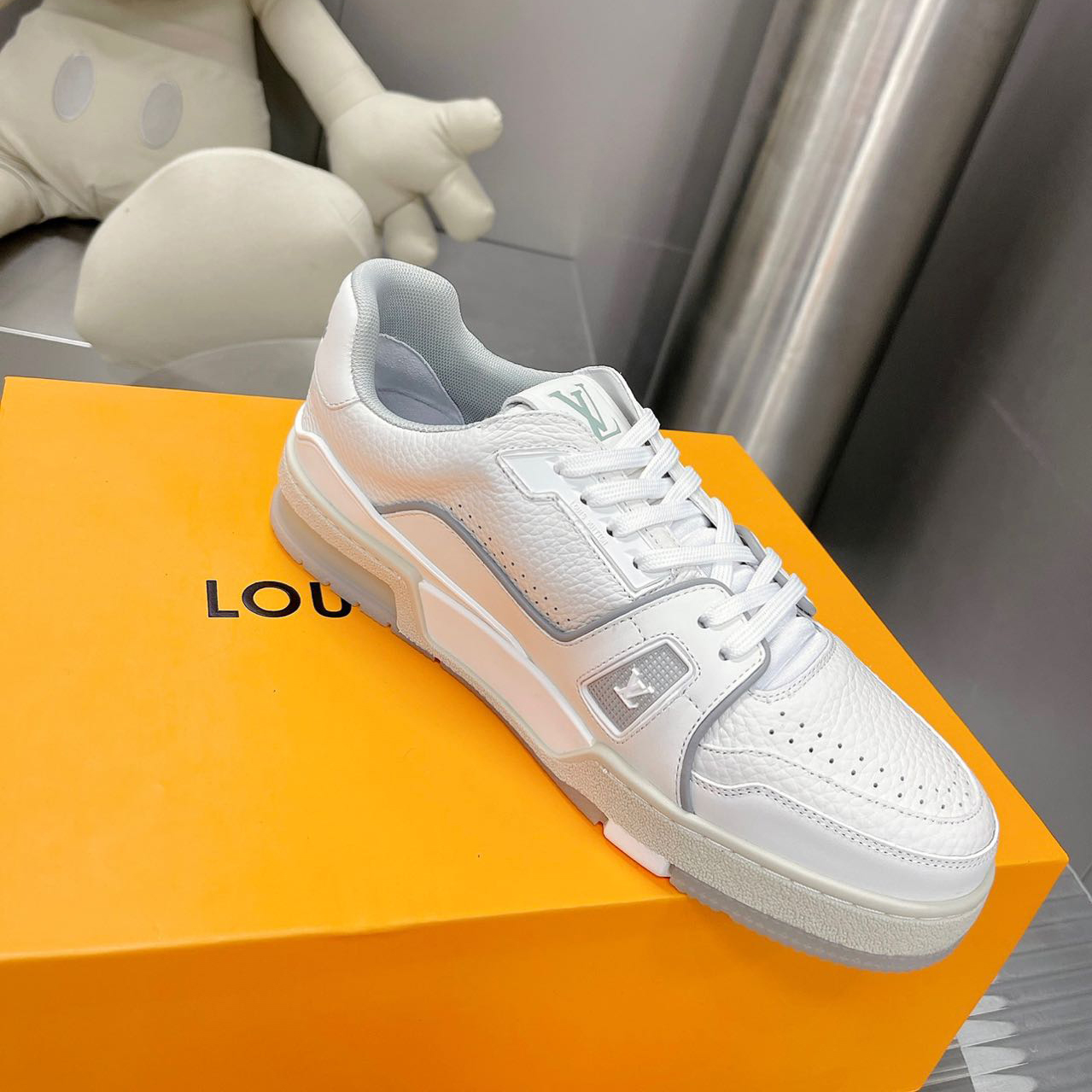 Louis Vuitton LV  Trainer Sneaker（Upon UK Size）    1A8WB3 - DopestKickz