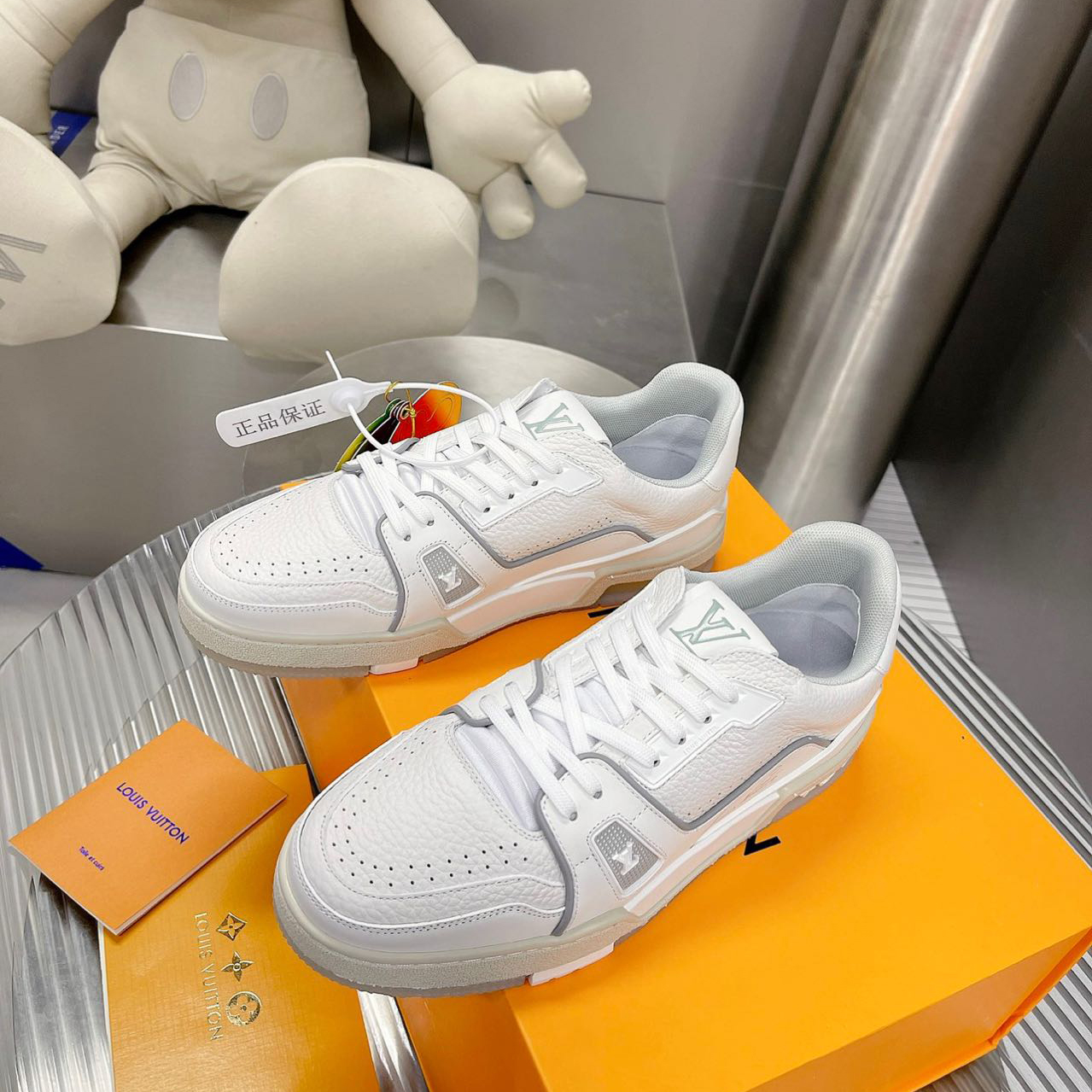 Louis Vuitton LV  Trainer Sneaker（Upon UK Size）    1A8WB3 - DopestKickz