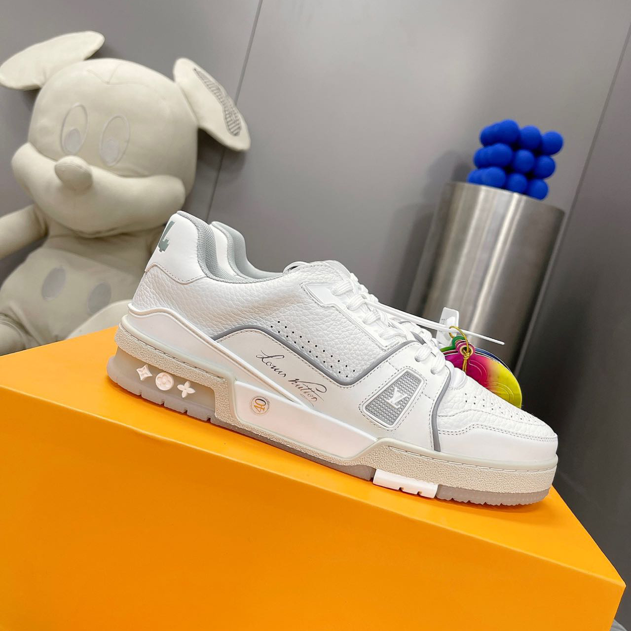 Louis Vuitton LV  Trainer Sneaker（Upon UK Size）    1A8WB3 - DopestKickz