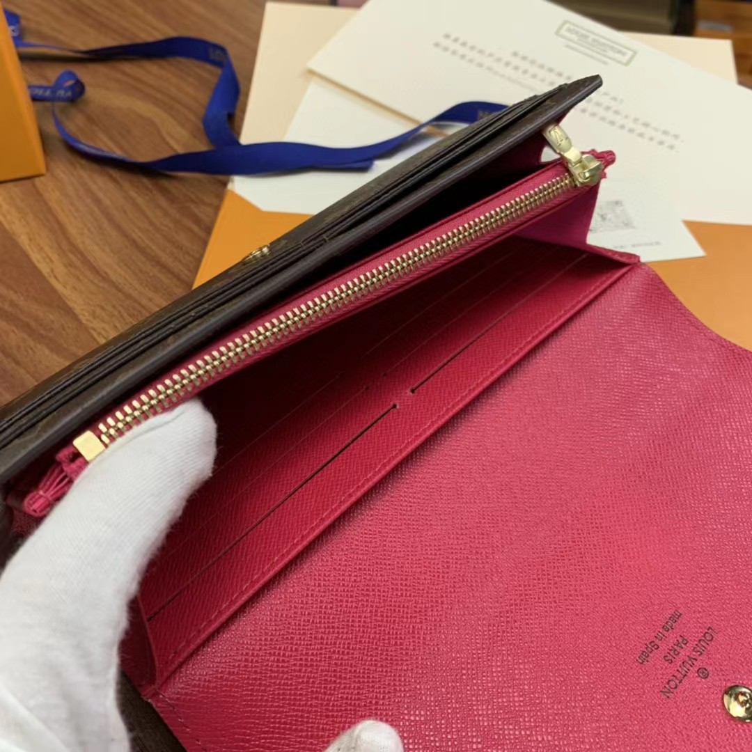 Louis Vuitton Sarah Wallet(19-10.5-2.5cm)     M62234 - DopestKickz