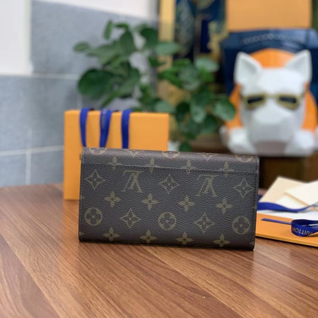 Louis Vuitton Sarah Wallet(19-10.5-2.5cm)     M62234 - DopestKickz