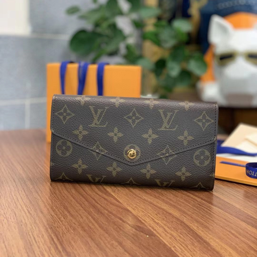 Louis Vuitton Sarah Wallet(19-10.5-2.5cm)     M62234 - DopestKickz