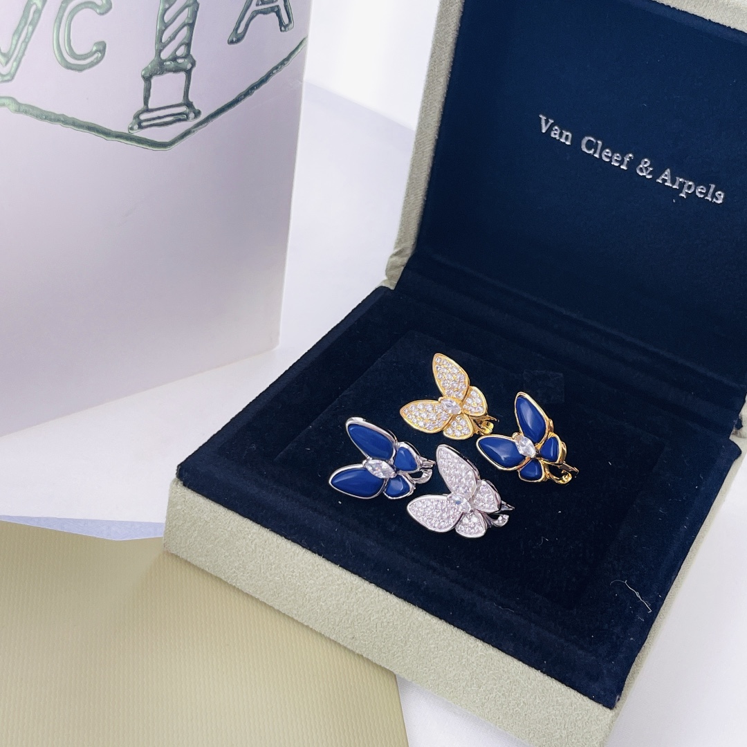 Van Cleef & Arpels Two Butterfly Earrings - DopestKickz