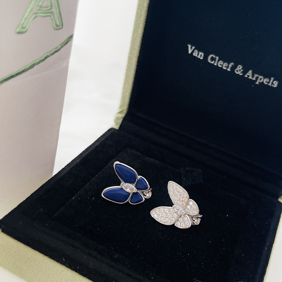 Van Cleef & Arpels Two Butterfly Earrings - DopestKickz