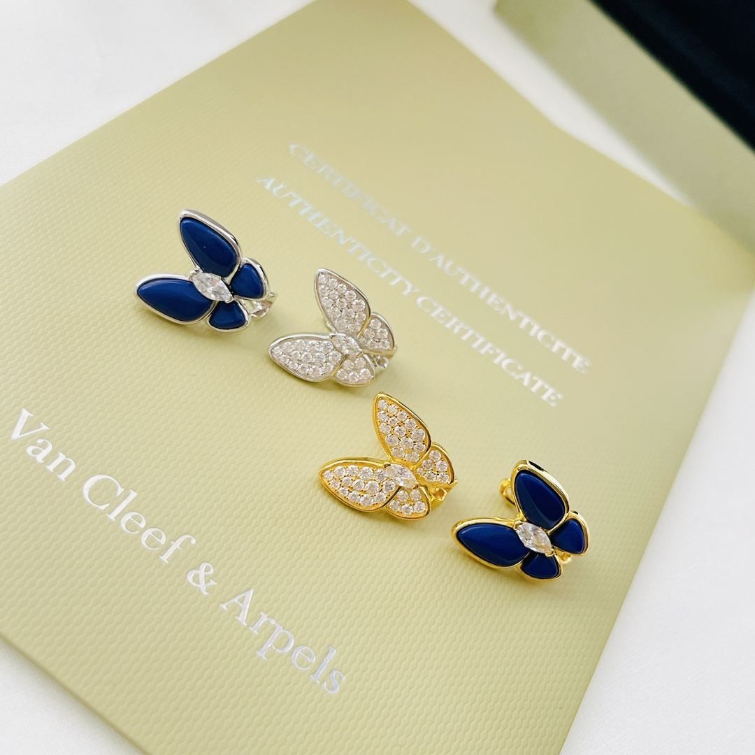 Van Cleef & Arpels Two Butterfly Earrings - DopestKickz