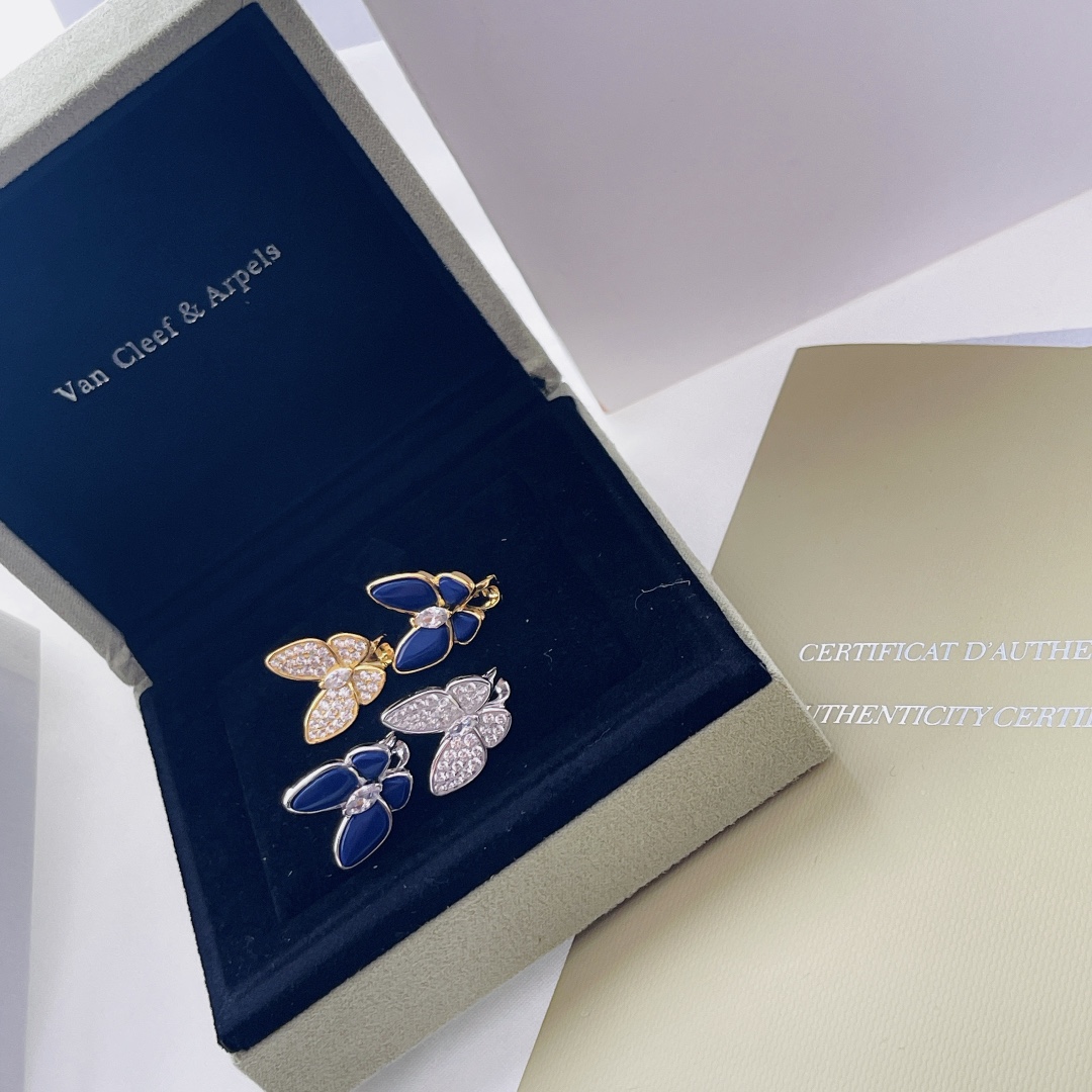 Van Cleef & Arpels Two Butterfly Earrings - DopestKickz