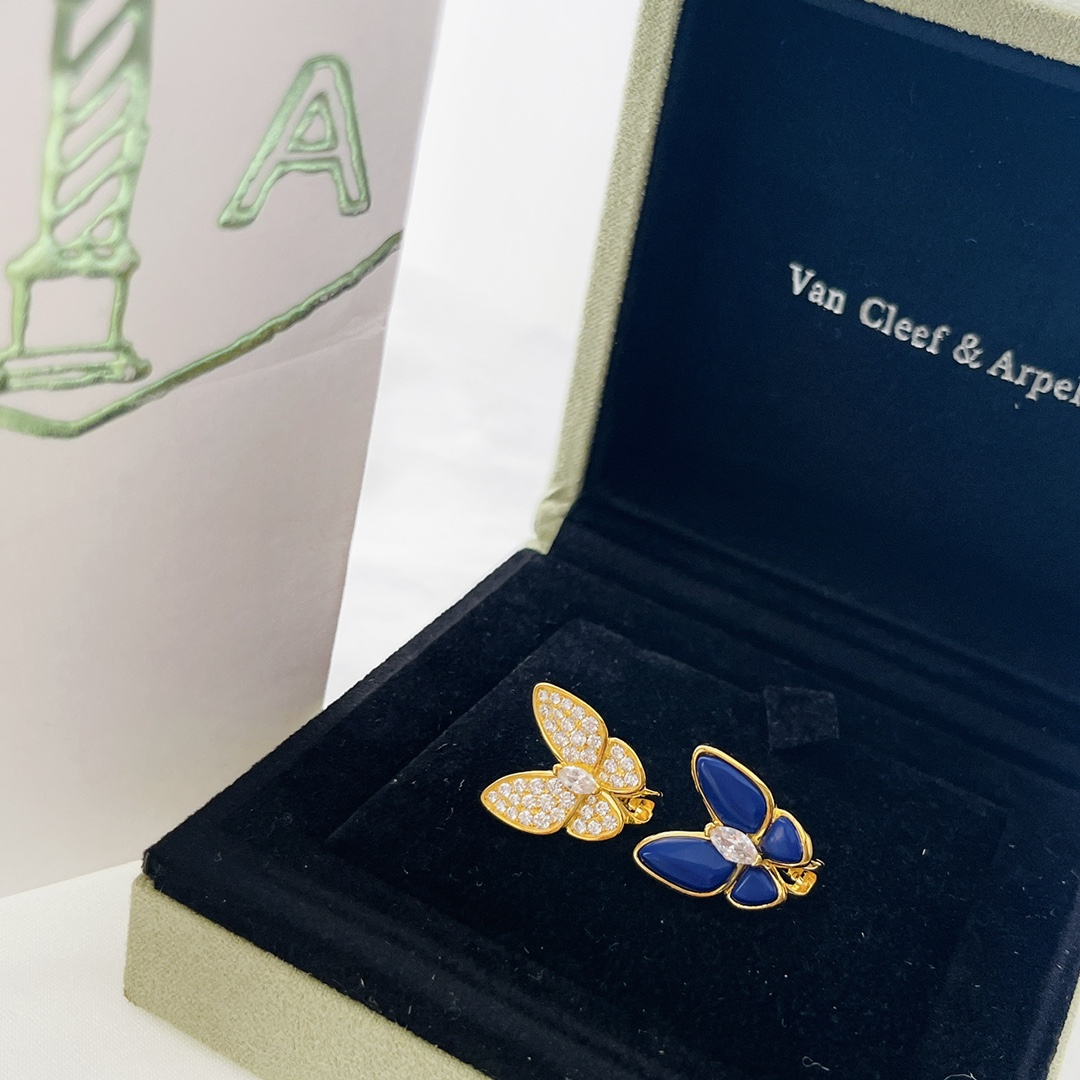 Van Cleef & Arpels Two Butterfly Earrings - DopestKickz
