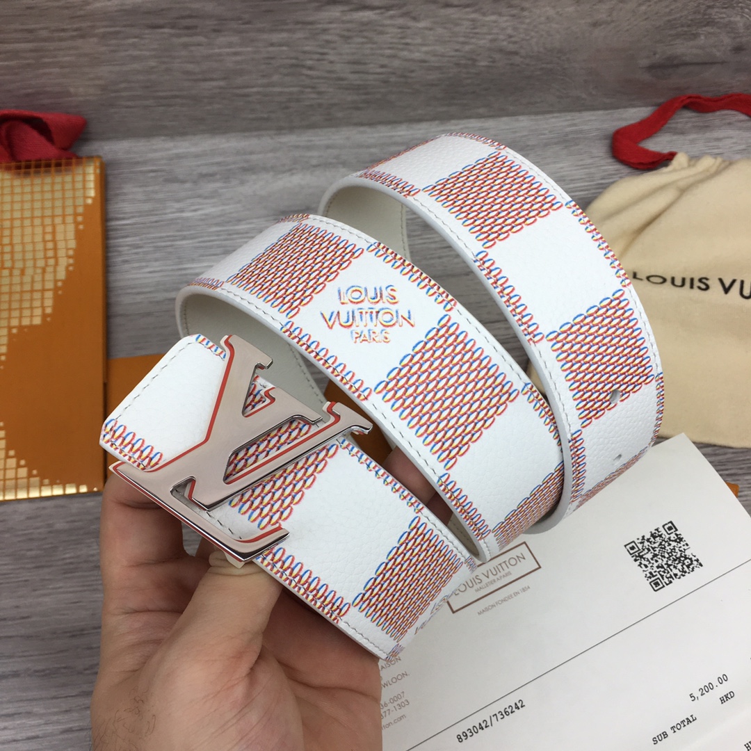 Louis Vuitton LV Optic 40MM Reversible Belt   M0556S - DopestKickz