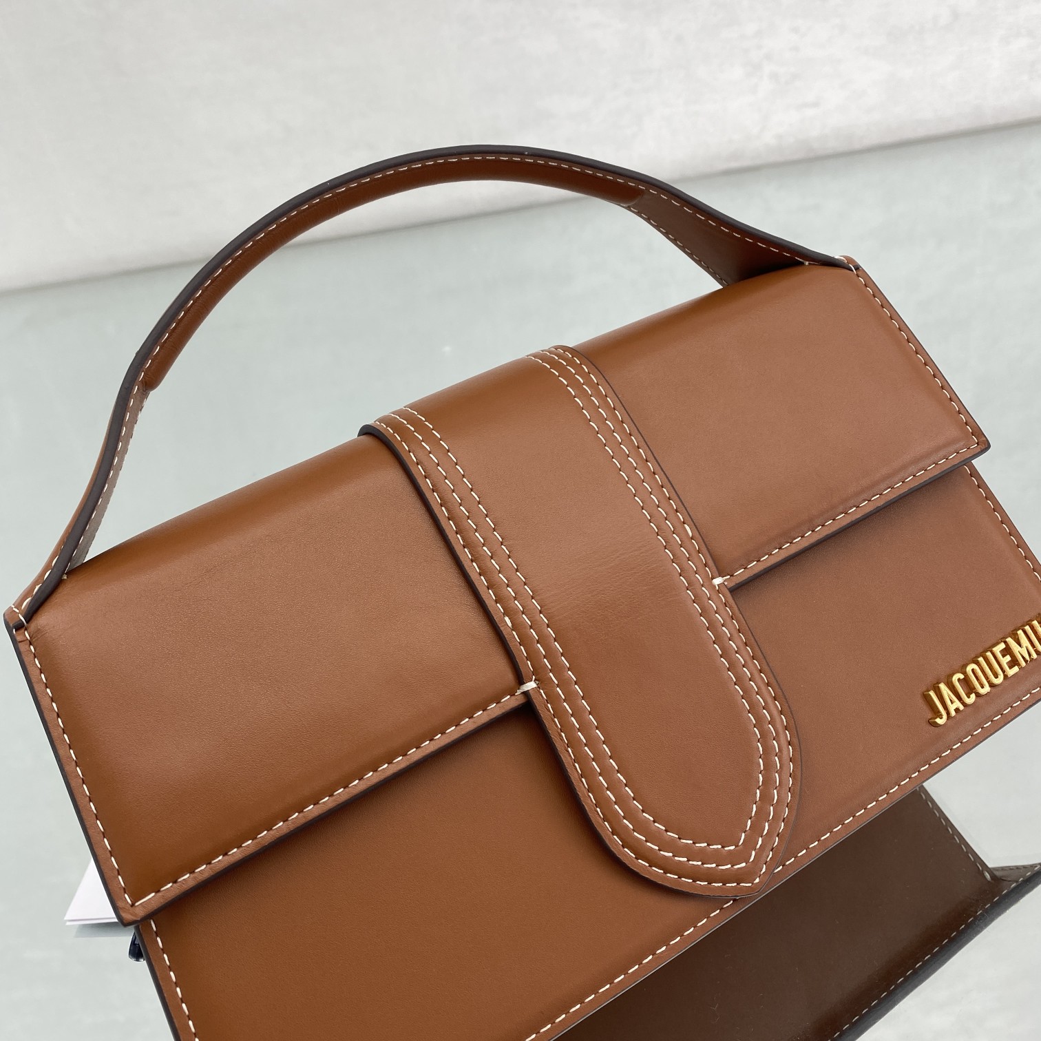 Jacquemus Le Grand Bambino Crossbody Flap Bag(24-13-7CM) - DopestKickz