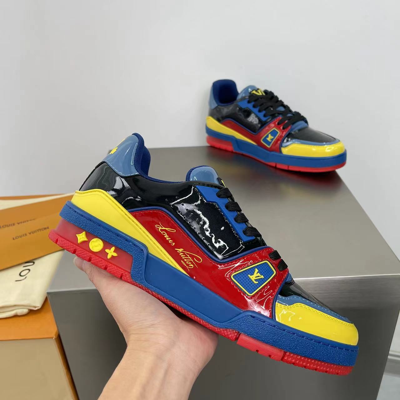 Louis Vuitton LV  Trainer Sneaker       1A9JU6 - DopestKickz