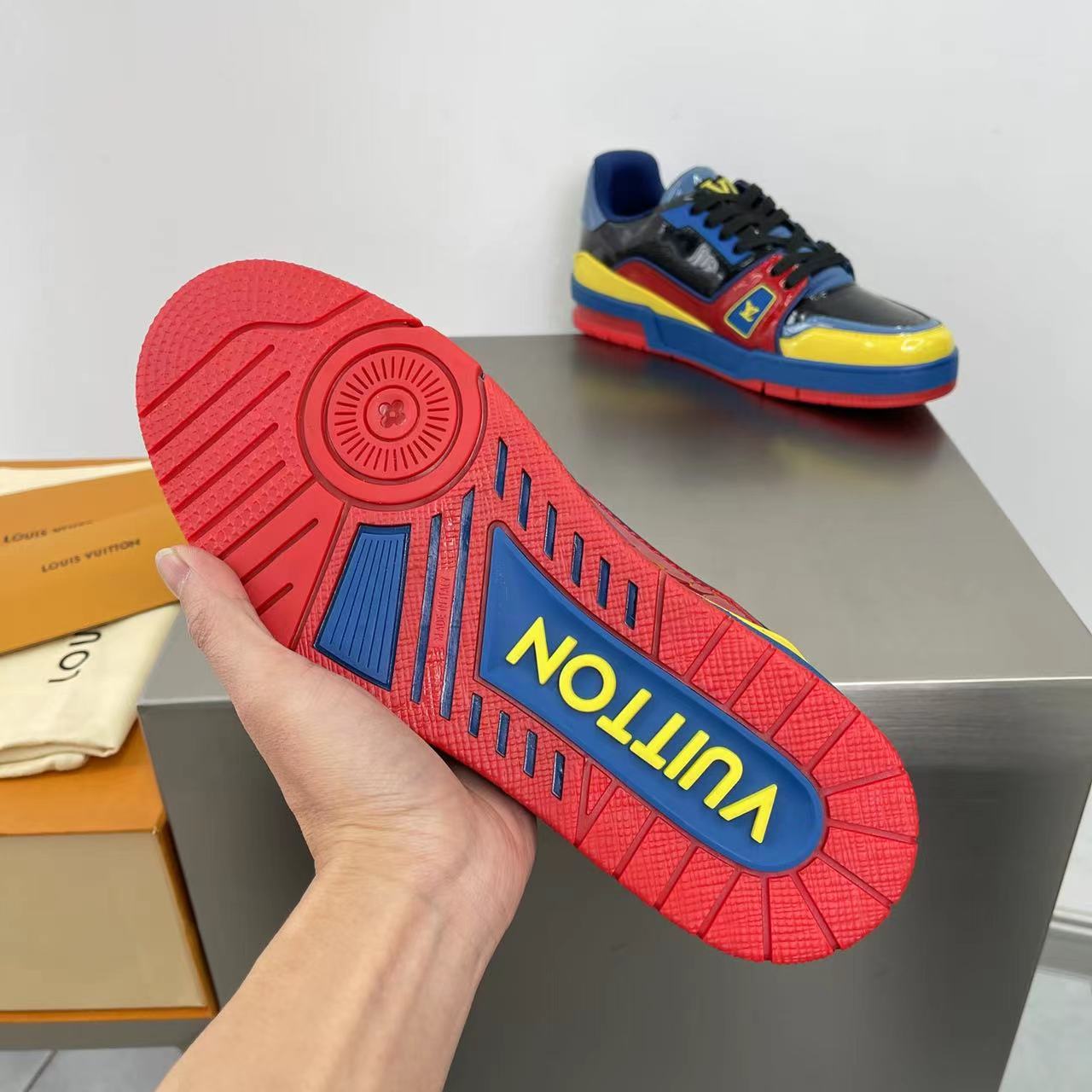 Louis Vuitton LV  Trainer Sneaker       1A9JU6 - DopestKickz