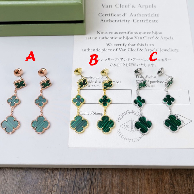 Van Cleef & Arpels Magic Alhambra Earrings, 3 Motifs - DopestKickz