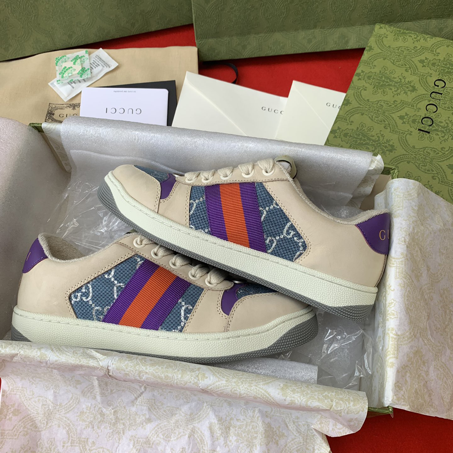 Gucci women's & Men's Screener Sneaker With We - DopestKickz