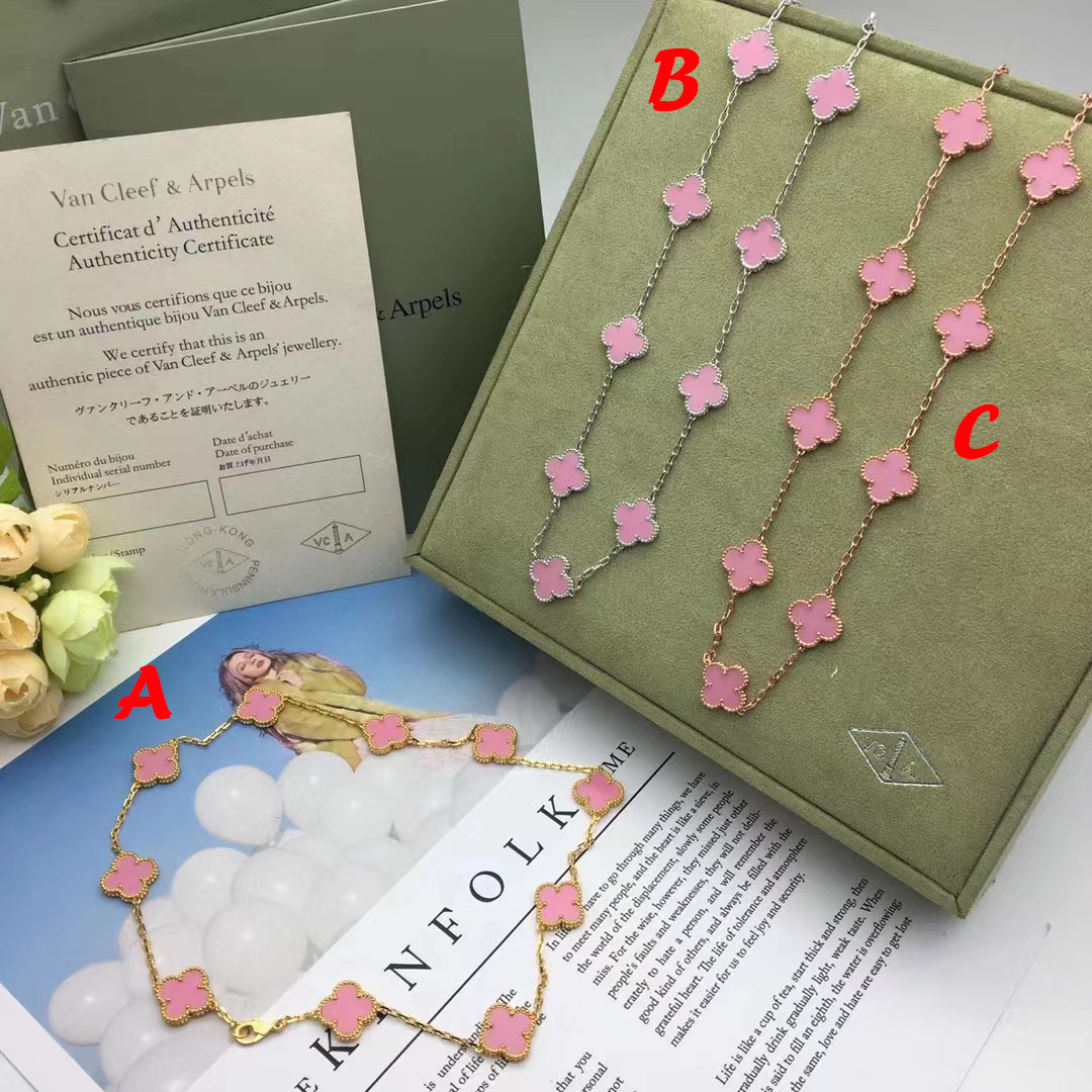 Van Cleef & Arpels Vintage Alhambra Necklace 10 Motifs - DopestKickz