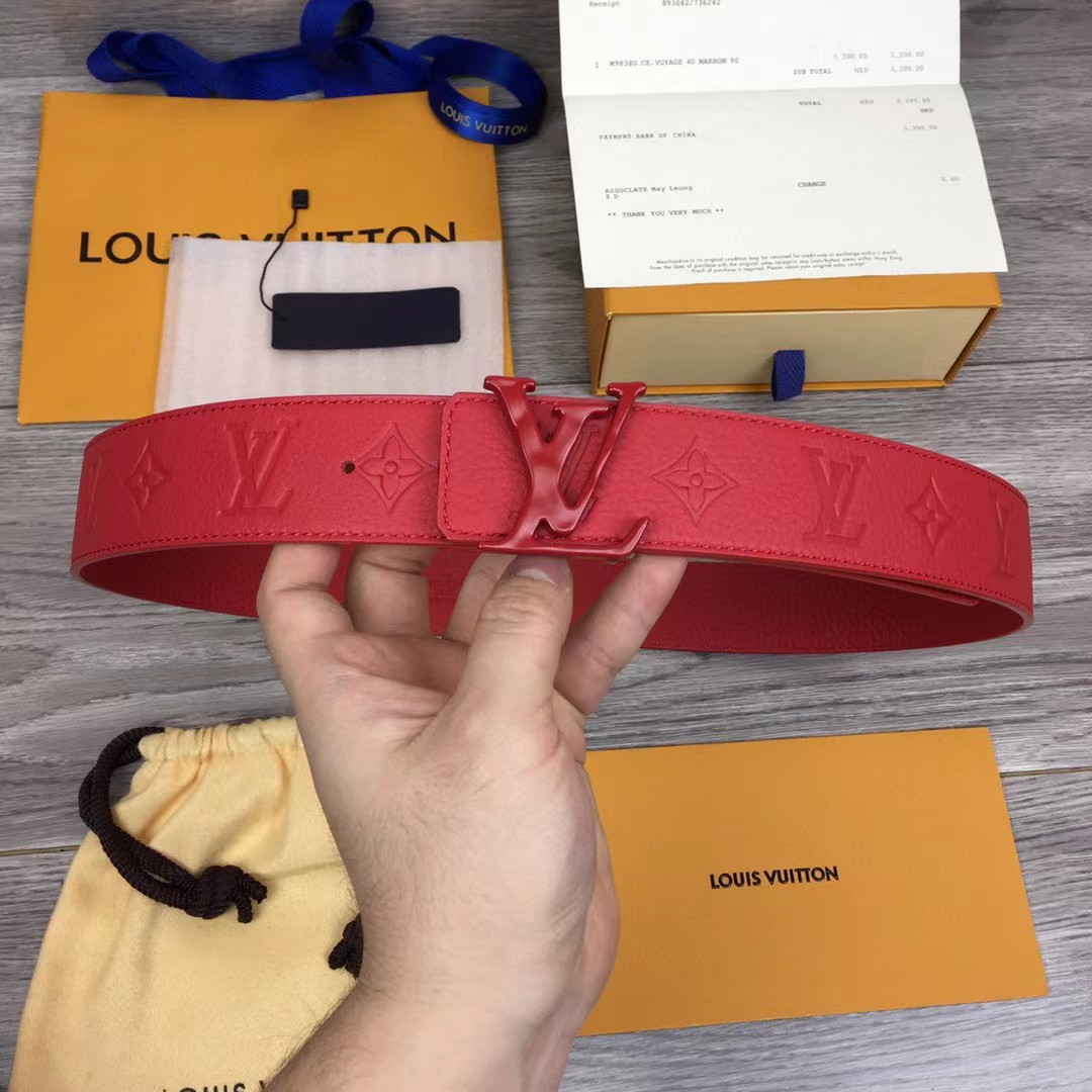 Louis Vuitton Shape 40MM Reversible Belt - DopestKickz