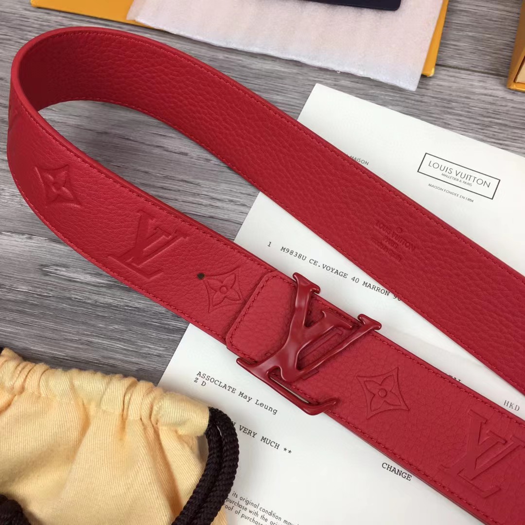 Louis Vuitton Shape 40MM Reversible Belt - DopestKickz