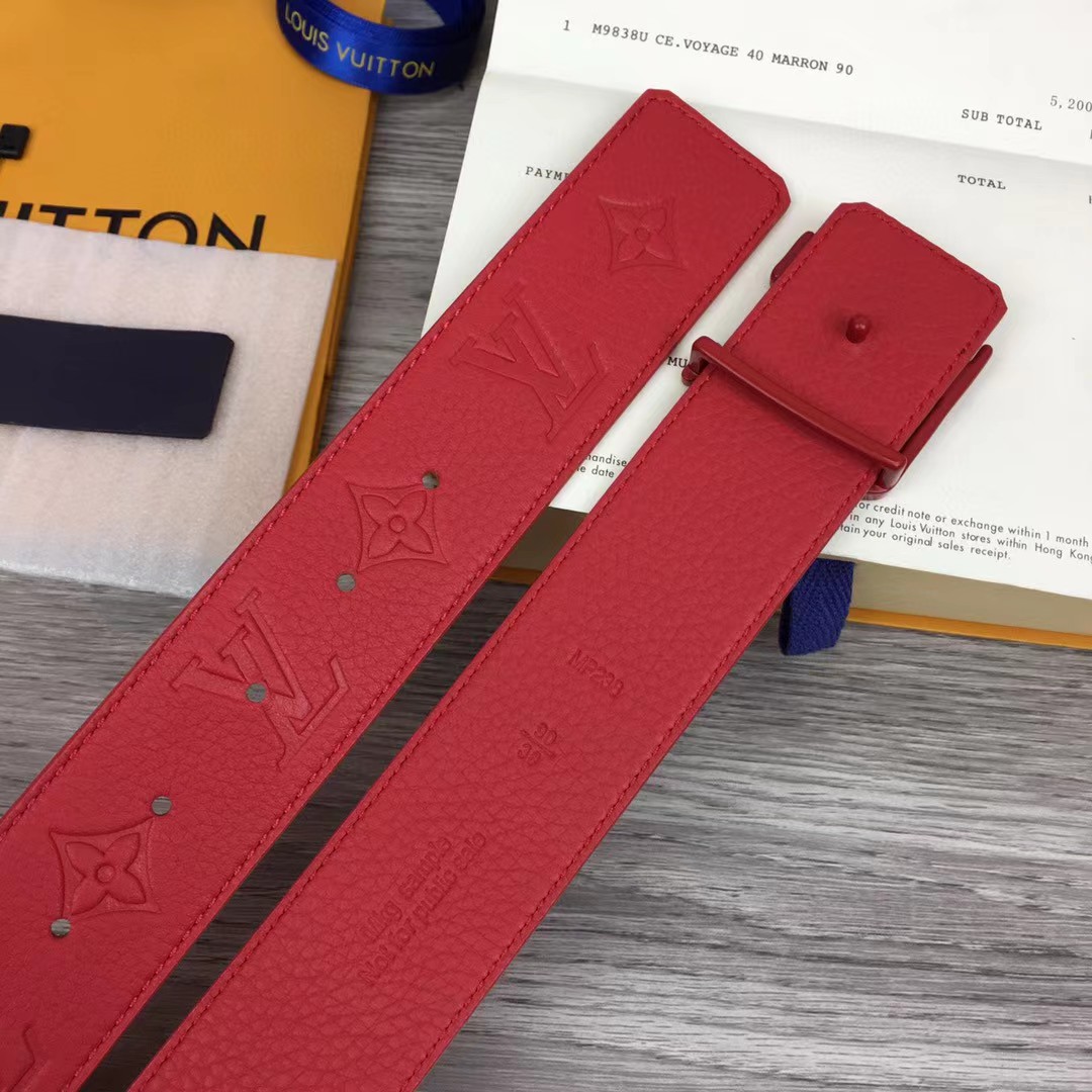Louis Vuitton Shape 40MM Reversible Belt - DopestKickz