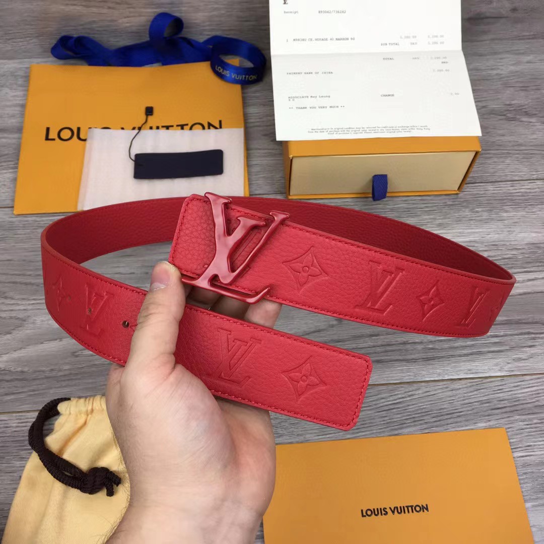 Louis Vuitton Shape 40MM Reversible Belt - DopestKickz