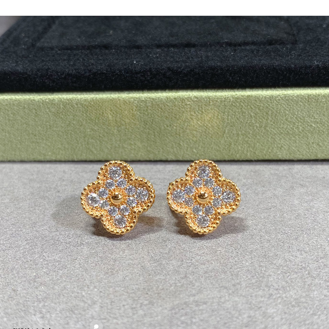 Van Cleef & Arpels Vintage Alhambra Earrings - DopestKickz