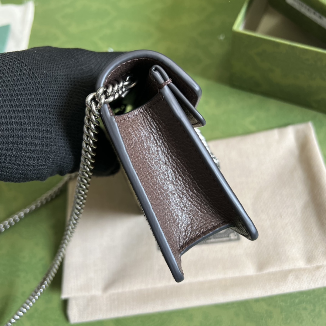 Gucci Dionysus Jumbo GG Super Mini Bag(16.5-10-4cm) - DopestKickz