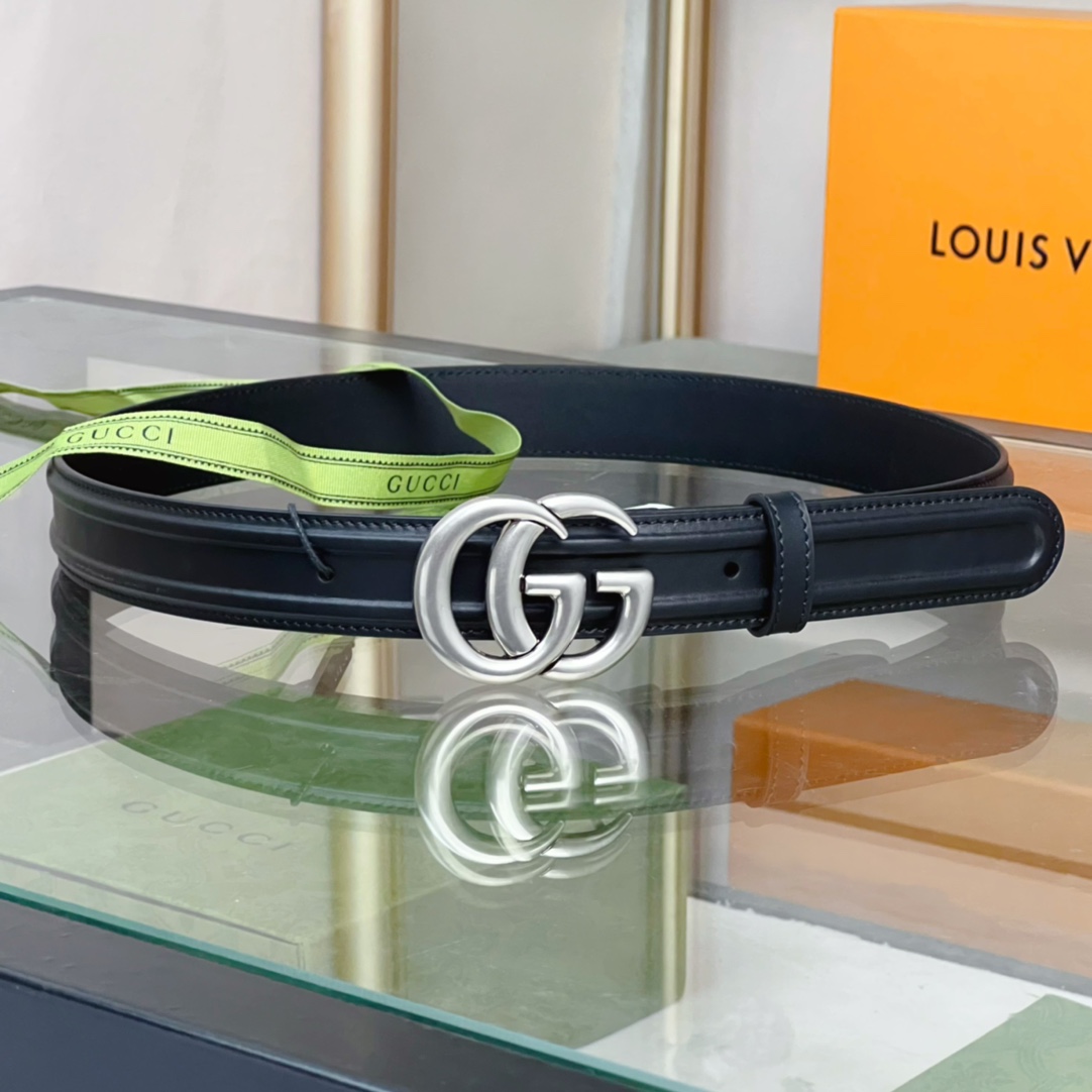 Gucci Belt With GG Buckle - DopestKickz
