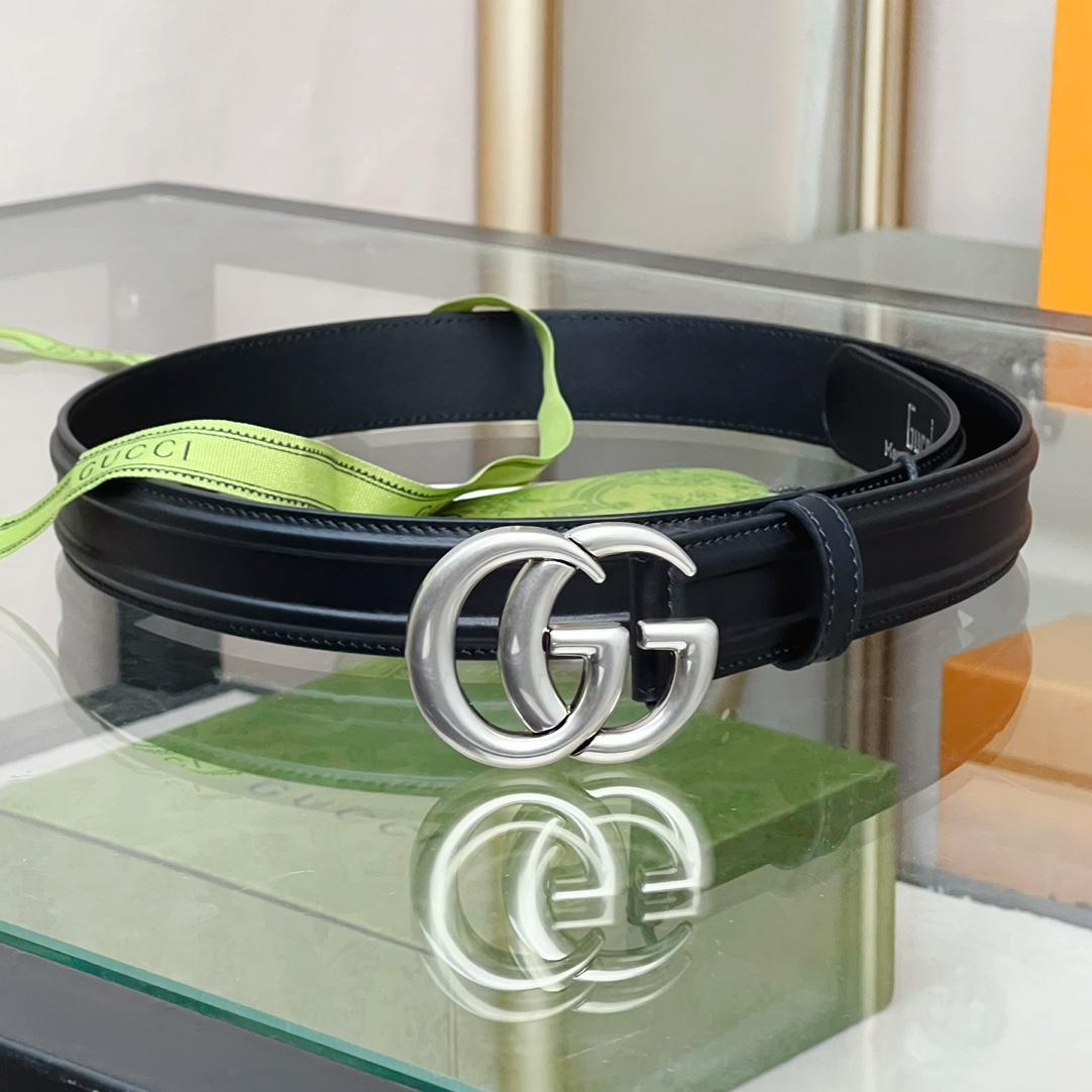 Gucci Belt With GG Buckle - DopestKickz