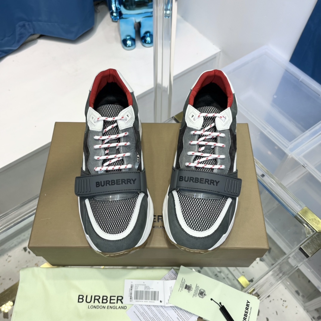 Burberry Cotton Sneakers - DopestKickz