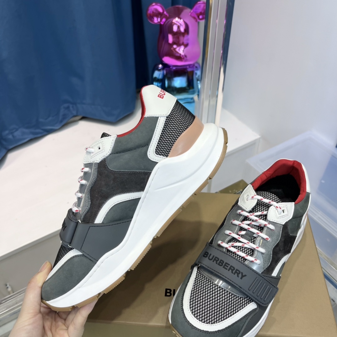 Burberry Cotton Sneakers - DopestKickz