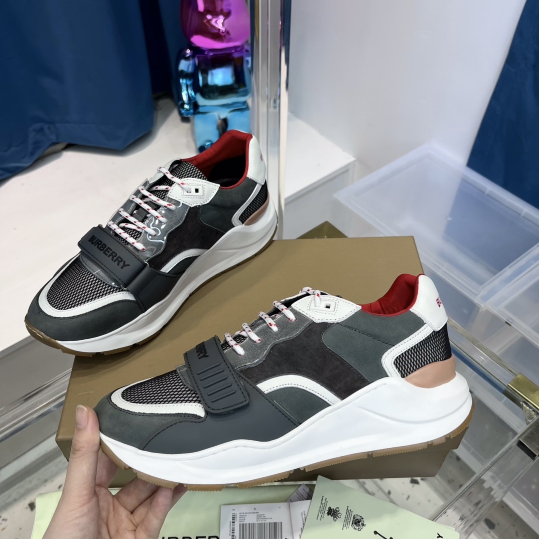 Burberry Cotton Sneakers - DopestKickz