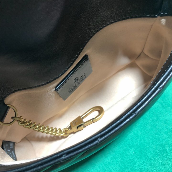 Gucci GG Marmont Matelassé Lather Super Mini Bag(16.5-10.2-5.1cm) - DopestKickz