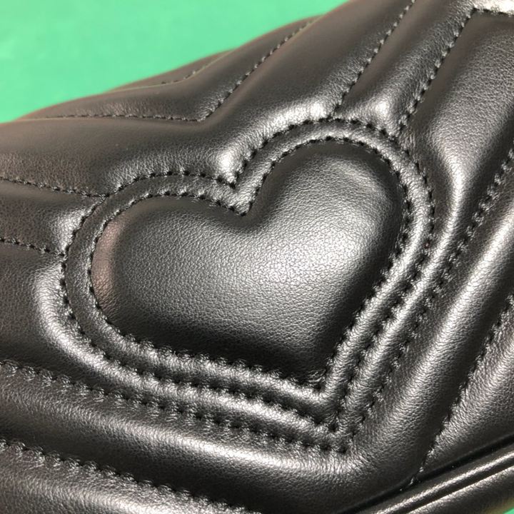 Gucci GG Marmont Matelassé Lather Super Mini Bag(16.5-10.2-5.1cm) - DopestKickz