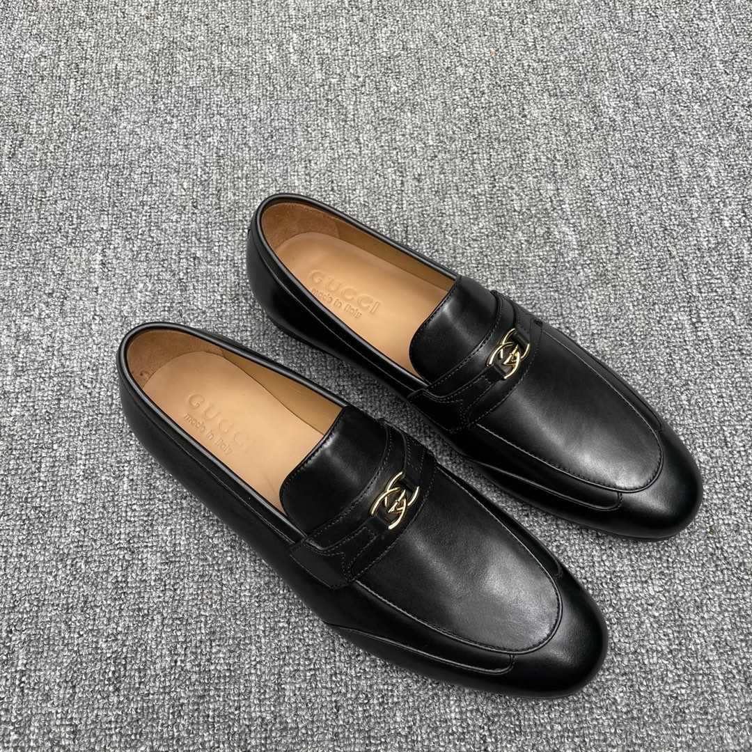 Gucci Men's Loafer With Interlocking G(Upon UK Size) - DopestKickz