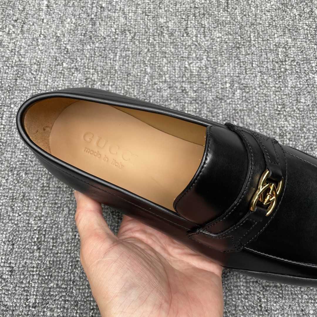Gucci Men's Loafer With Interlocking G(Upon UK Size) - DopestKickz