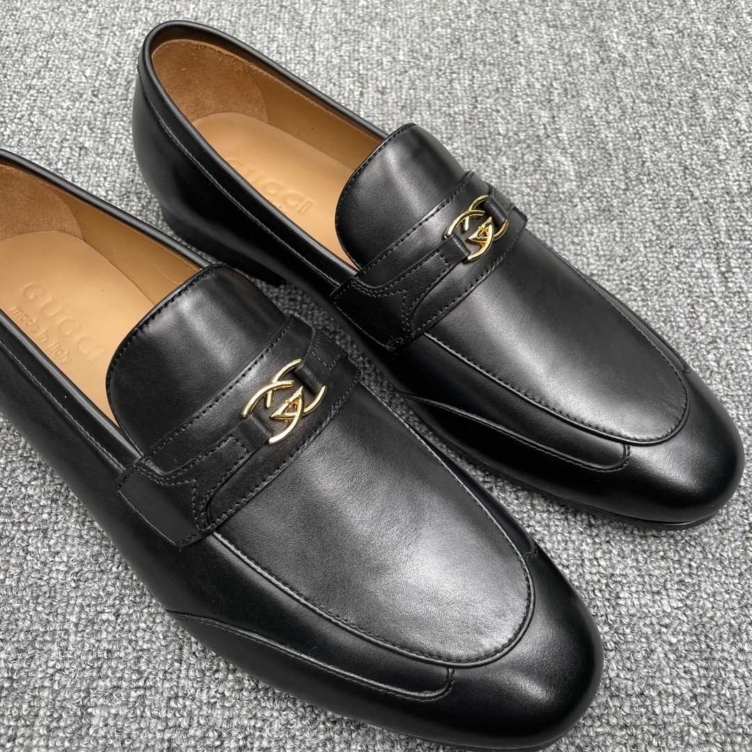 Gucci Men's Loafer With Interlocking G(Upon UK Size) - DopestKickz