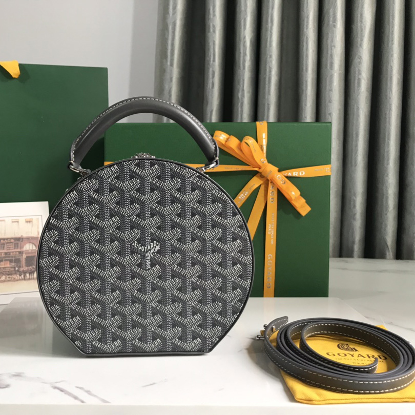 Goyard The Alto Hatbox Trunk Bag(18-16.5-7cm) - DopestKickz