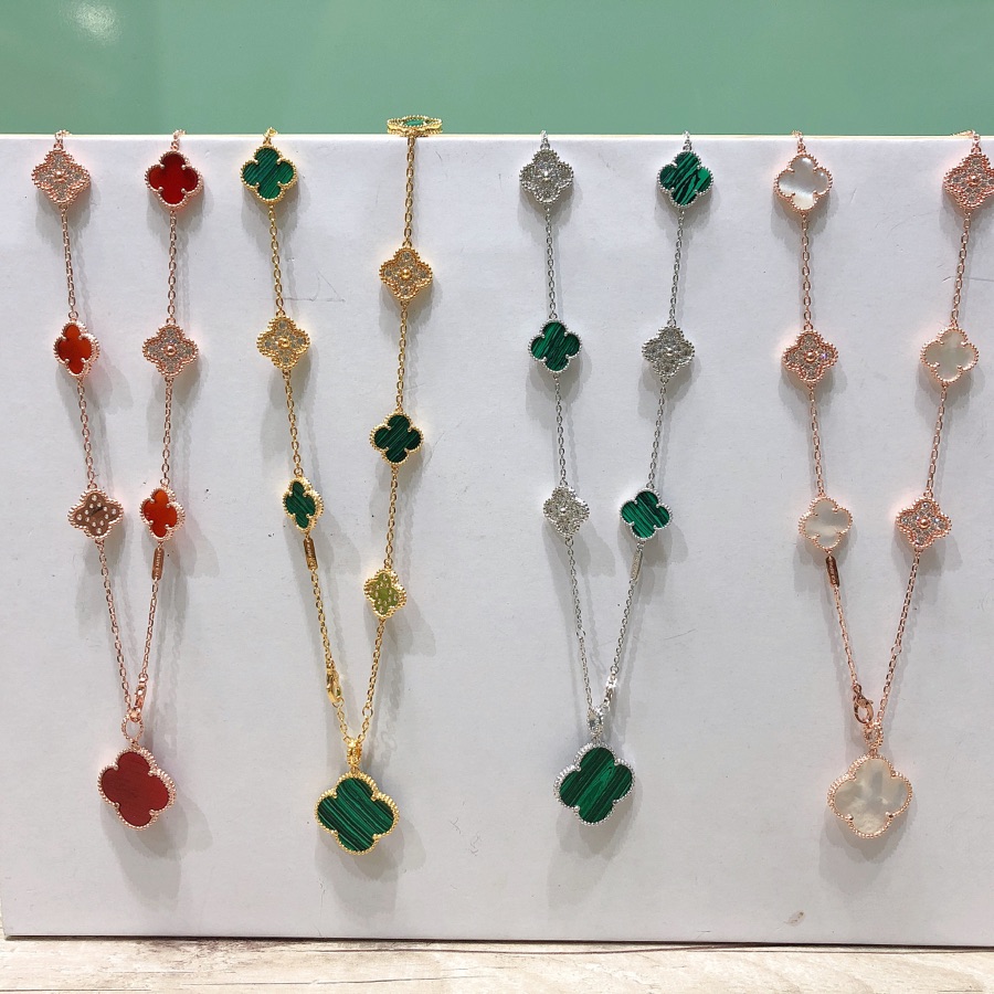 Van Cleef & Arpels Vintage Alhambra Long Necklace, 10 motifs - DopestKickz