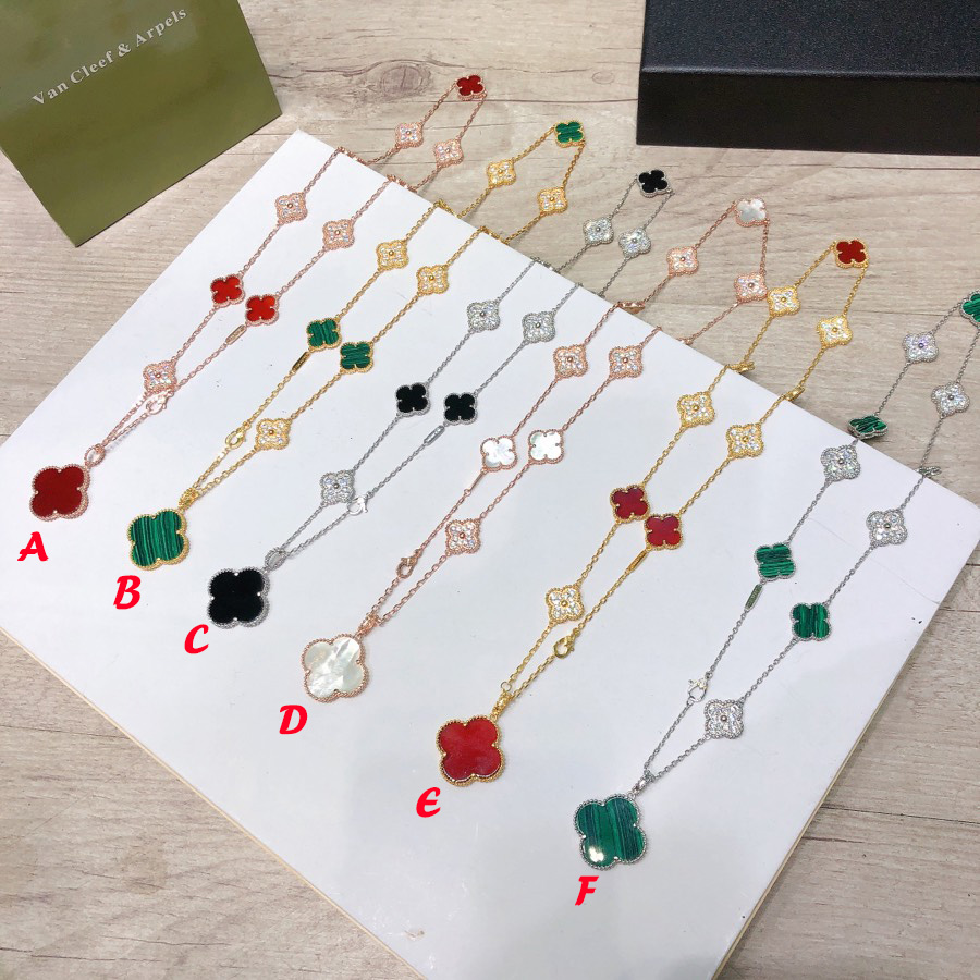 Van Cleef & Arpels Vintage Alhambra Long Necklace, 10 motifs - DopestKickz