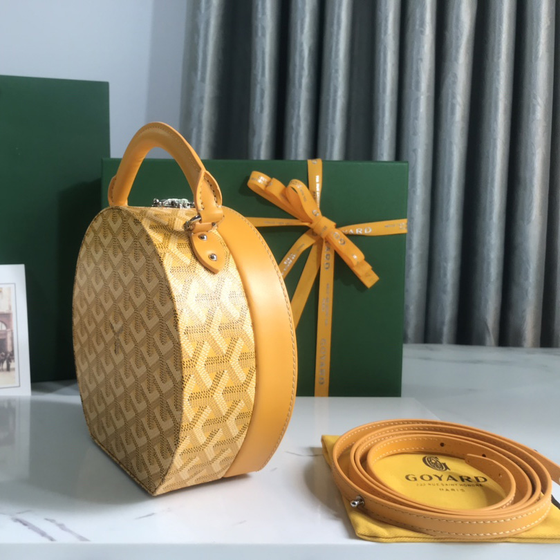 Goyard The Alto Hatbox Trunk Bag(18-16.5-7cm) - DopestKickz